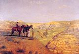 Cowboys in the Badlands by Thomas Eakins
